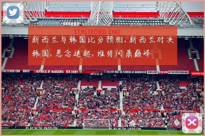 新西兰与韩国比分预测,新西兰对决韩国,悬念迭起,谁将问鼎巅峰